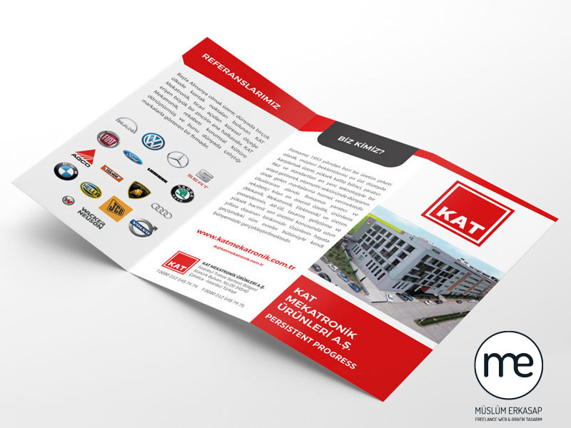 KAT Mekatronik - Kurumsal El İlanı Tasarımı